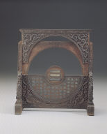 Segmented bi disk with grain pattern