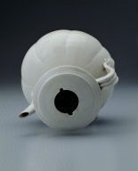 Pitcher with white glaze and dragon spout