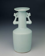 Celadon vase with phoenix-shaped handles