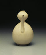 Gourd-shaped pitcher with white glaze