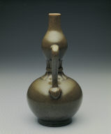 Double-gourd vase with tea-dust glaze, Qian-long ware