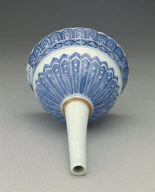 Funnel with underglazed-blue decoration of lotus petals