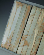 Set of jade slips inscribed with the text of the xiang ritual performed by Emperor Zhen-zong(r.998-1022)