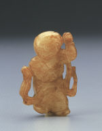 Jade pendant in the shape of a child