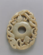Jade bi disc with chi dragon