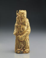 Gold sculpture of The Eight Immortals: Zhong Li-quan