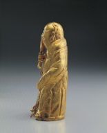 Gold sculpture of The Eight Immortals: Zhong Li-quan