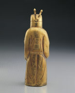 Gold sculpture of The Eight Immortals: Cao Guo-jiu