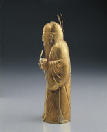 Gold sculpture of The Eight Immortals: Cao Guo-jiu