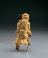 Gold sculpture of The Eight Immortals: Li Tie-guai