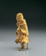 Gold sculpture of The Eight Immortals: Li Tie-guai
