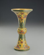 Champleve Gu with lotus-spray decoration (2)