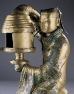 Gilt bronze lamp