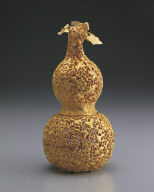 Gold gourds wth decorations of assorted auspicious motifs