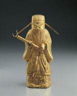 Gold sculpture of The Eight Immortals: Zhang Guo-lao