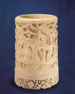 Ivory brush-holder of persons