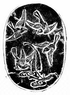 Red sandalwood ru-yi scepter with mother-of-pearl and jade inlays