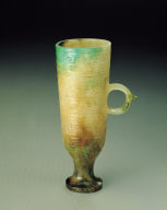 Jade goblet with one handle