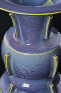 Zun vase in lilac glaze