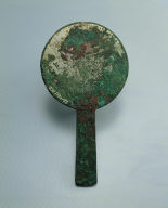 Bronze mirror with scene of children at play (from the story Yan-shan wu-gui)