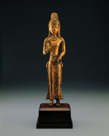Gilt bronze statue of Guan-yin, Avalokite'svara Bodhisattva, Da-li Kingdom