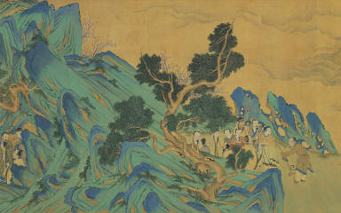 Preparing Medicine in Jade Cave in the Mountains of the Immortals