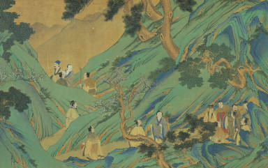 Preparing Medicine in Jade Cave in the Mountains of the Immortals