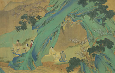 Preparing Medicine in Jade Cave in the Mountains of the Immortals