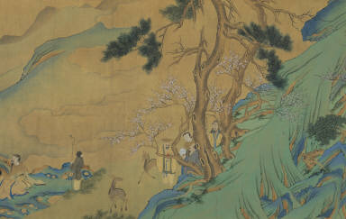 Preparing Medicine in Jade Cave in the Mountains of the Immortals