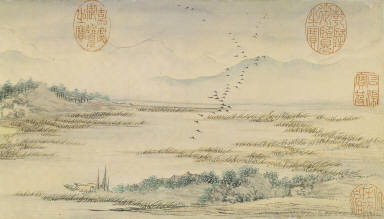 Riverside on an Autumn Evening