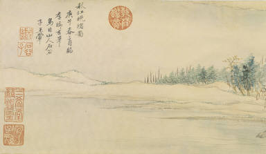 Riverside on an Autumn Evening