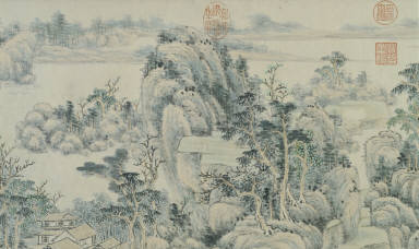 Mountains in the Clear Sky after Summer Rain