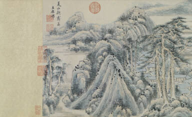 Mountains in the Clear Sky after Summer Rain