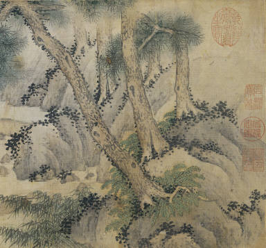 Landscape in the manner of Shen Zhou