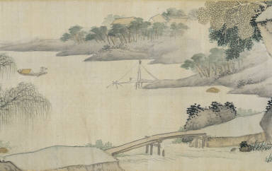 Landscape in the manner of Shen Zhou