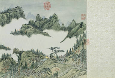 Snowy Mountains and Clouds