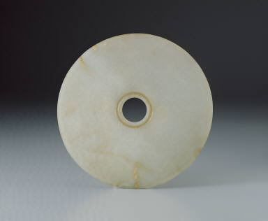 Jade bi disk with nipple design