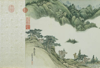 Snowy Mountains and Clouds