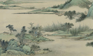 Sails on a River in Autumn Moonlight