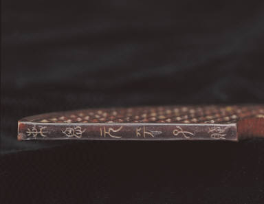 Segmented bi disk with grain pattern