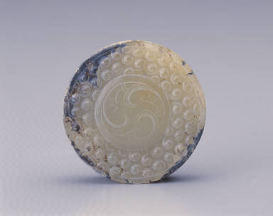 Jade pommel of a sword