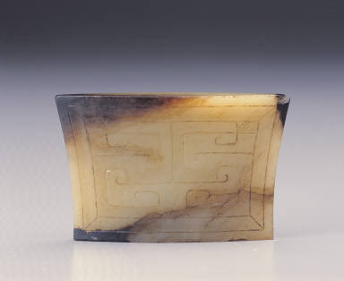 Jade chape of scabbard