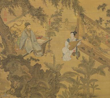 Tao Gu Presenting a Lyric to Qin Ruo-lan