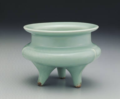 Celadon censer in the form of a li tripod