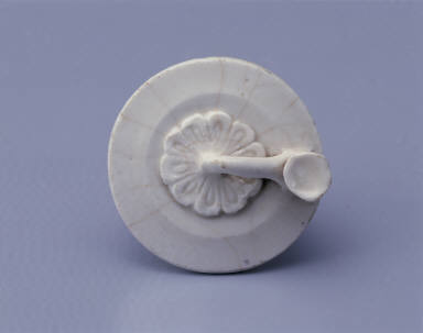 Pitcher with white glaze and dragon spout