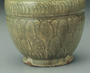 Celadon ewer with tubular protrusions