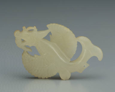 Jade pendant in the shape of a fish-dragon