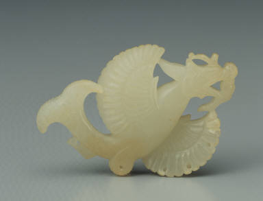 Jade pendant in the shape of a fish-dragon