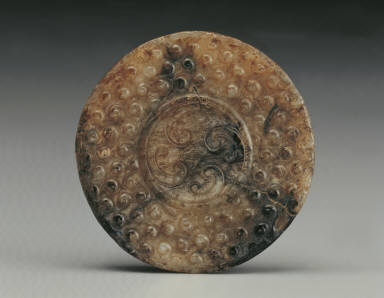 Jade pommel of a sword