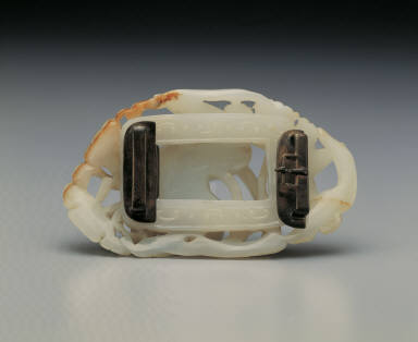 Jade plaque with design of wild goose